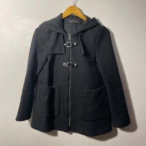 Black Coat in S by Zara